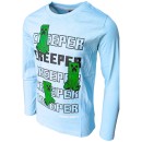 Minecraft Creeper children's long sleeve shirt, top 6-12 years
