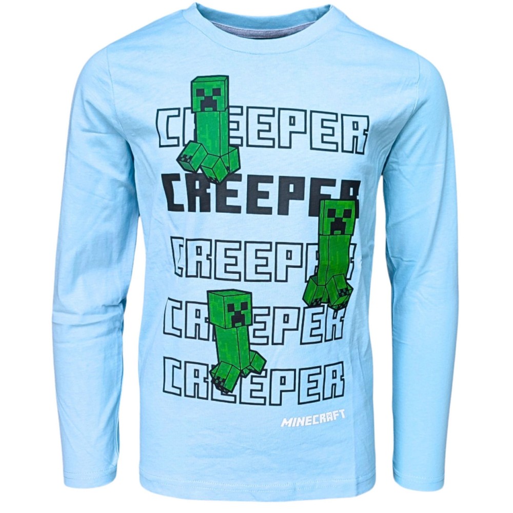 Minecraft Creeper children's long sleeve t-shirt, top 6 years / 116 cm