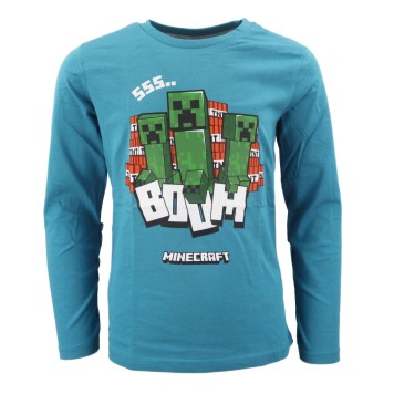 Minecraft Creeper children's long sleeve t-shirt, top 8 years