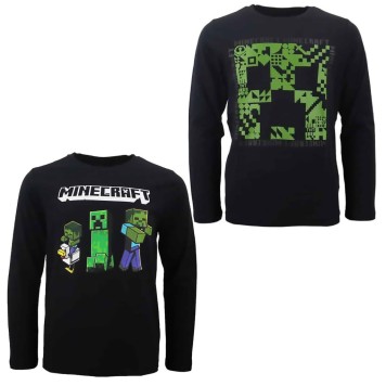 Minecraft Dark children's long sleeve shirt, top 8-12 years