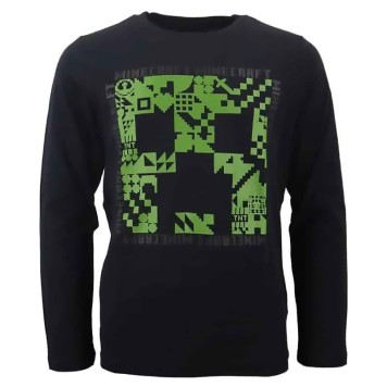 Minecraft Dark children's long sleeve shirt, top 8-12 years