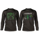 Minecraft Dark children's long sleeve shirt, top 8-12 years