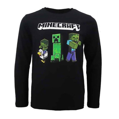 Minecraft Dark children's long-sleeve top, age 12