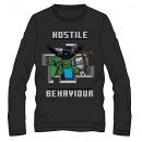 Minecraft kids long sleeve shirt, top 6-12 years