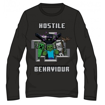 Minecraft children's long-sleeve shirt, top 8 years