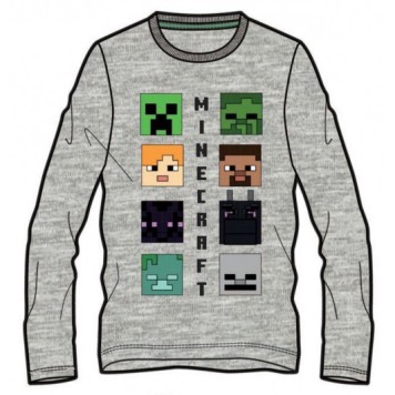 Minecraft children's long sleeve t-shirt, top 8 years