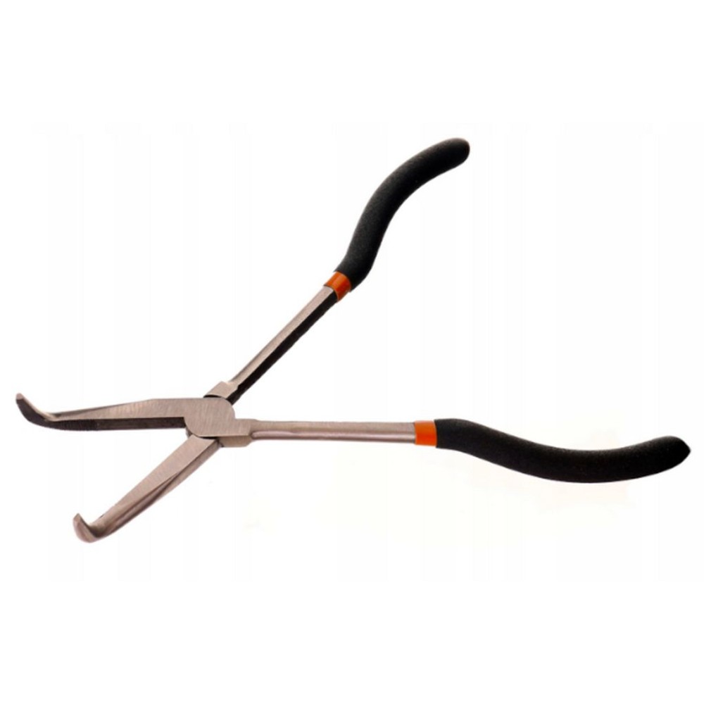 Szczypce długie wygięte 90° KD10817