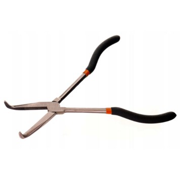 Szczypce długie wygięte 90° KD10817