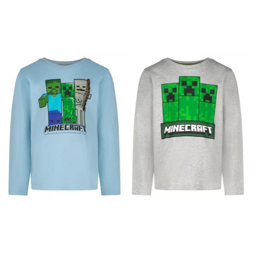 Minecraft Trio children's long-sleeve t-shirt, top 6-12 years