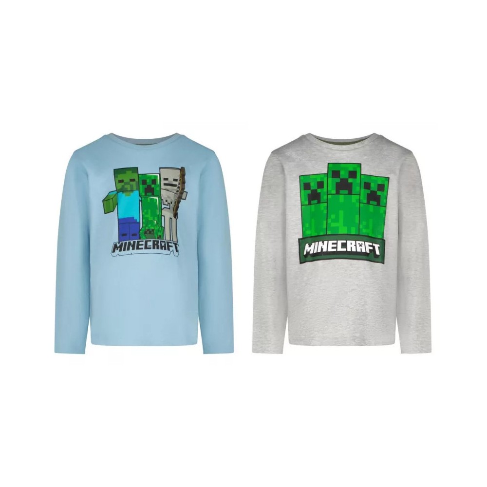 Minecraft Trio children's long-sleeve t-shirt, top 6-12 years