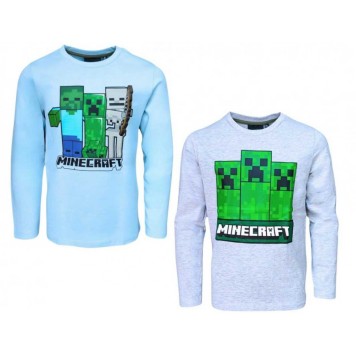 Minecraft Trio children's long-sleeve t-shirt, top 6-12 years