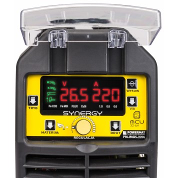 Migomat inwertorowy 220A MIG / MAG / MMA / LIFT-TIG PM-IMGS-220L SYNERGY