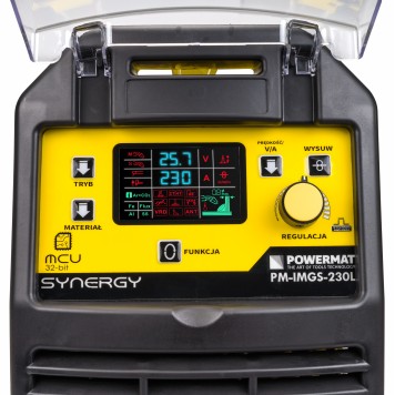 Migomat inwertorowy 230A MIG / MAG / MMA / LIFT-TIG PM-IMGS-230L SYNERGY