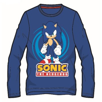 Sonic the Hedgehog Sonic the Hedgehog Spiral Kids' Long Sleeve T-Shirt, Top 6-12 Years