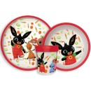 Bing Happy Carrots non-slip tableware set, micro plastic set