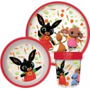 Bing Happy Carrots non-slip tableware set, micro plastic set