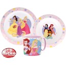 Disney Princess True dinner set, microwaveable plastic set with 265 ml mug