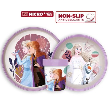 Disney Frozen Journey non-slip dinnerware set, micro plastic set