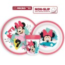 Disney Minnie  Being More non-slip dining set, micro plastic set