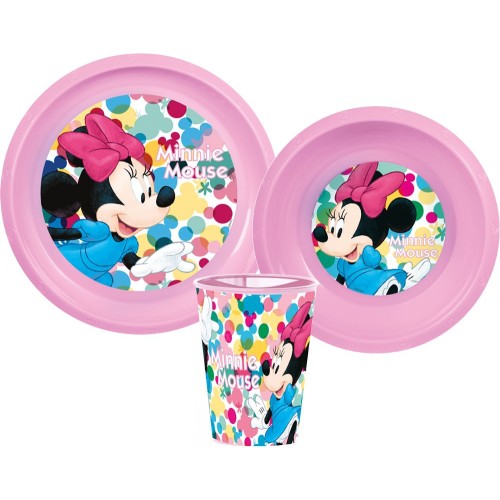 Disney Minnie Feel Good dinner set, plastic set