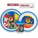 Paw Patrol Pup Power non-slip dinner set, micro plastic set