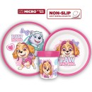 Paw Patrol Sketch non-slip dining set, micro plastic set