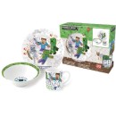 Minecraft Explore More porcelain dinner set in gift box
