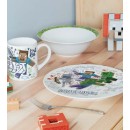 Minecraft Explore More porcelain dinner set in gift box
