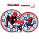 Spiderman Midnight Flyer non-slip dinner set, micro plastic set