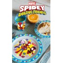 Spiderman dinner set, micro plastic set, with cup 260 ml