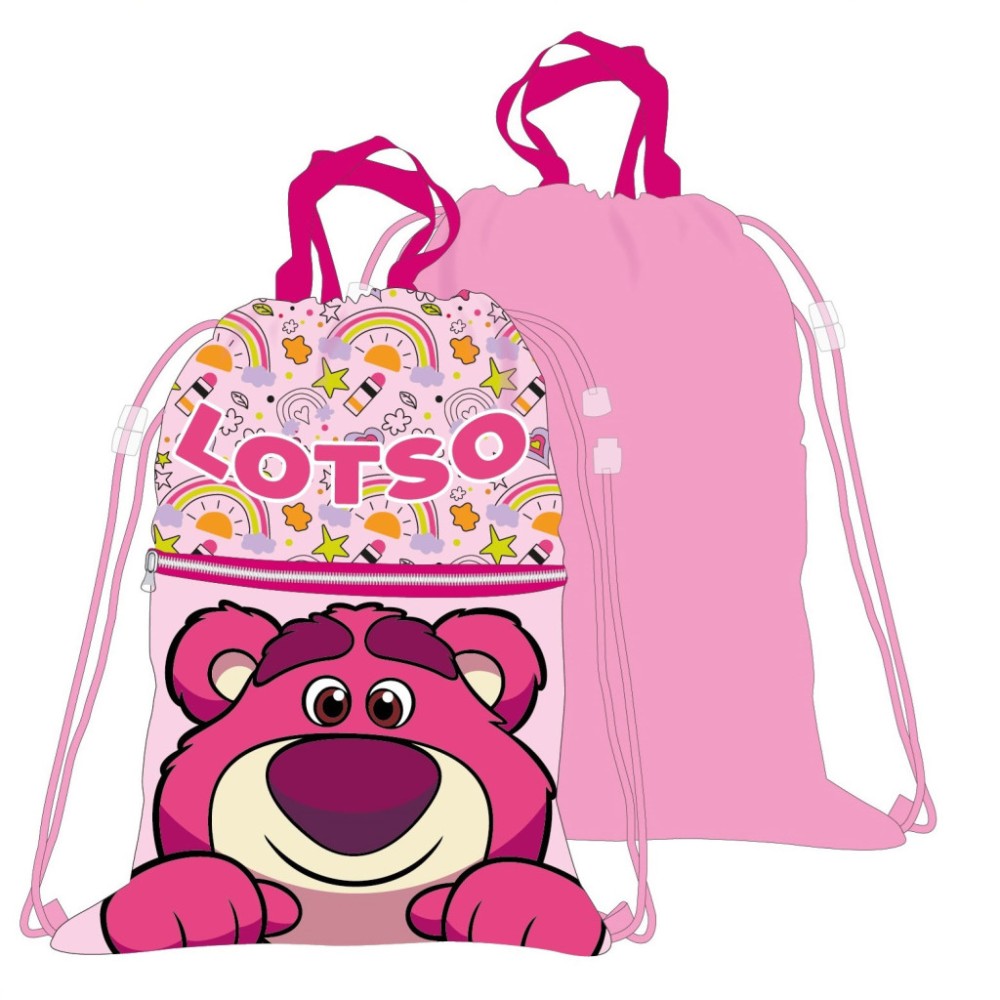 Disney Toy Story Lotso Deluxe sports bag, gym sack 45 cm