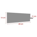 Porte manteau bois marron 49x11x14 cm