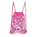 Disney Lilo and Stitch Pink Angel sports bag, gym bag 44 cm
