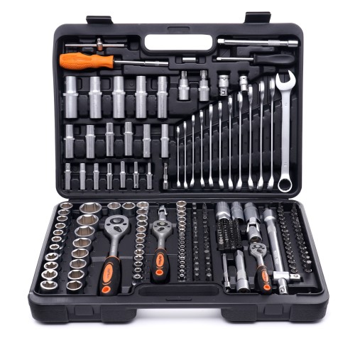 Zestaw narzędzi 219el. klucze nasadowe KD10470