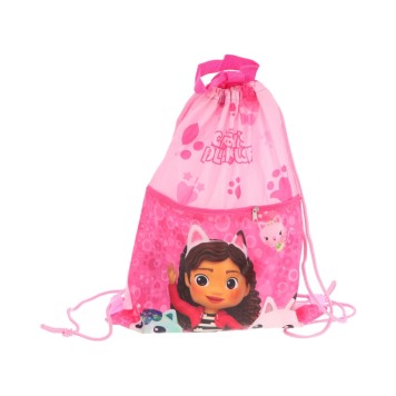 Gabby's Dollhouse Colorful World Deluxe sports bag, gym bag 45 cm