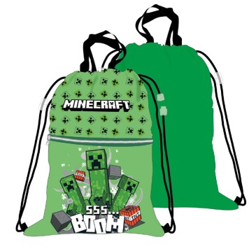 Minecraft Boom Deluxe sports bag, gym sack 45 cm