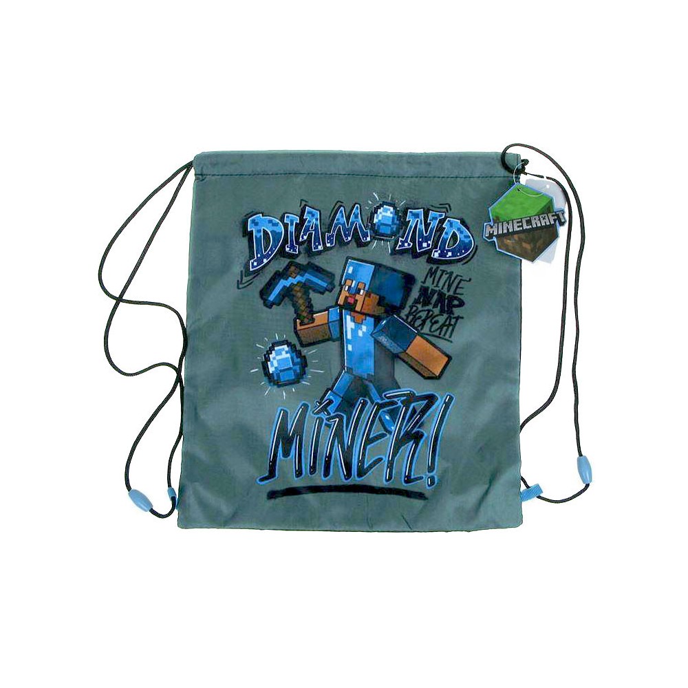 Minecraft sport bag gym sack 37 cm