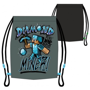 Minecraft sport bag gym sack 37 cm