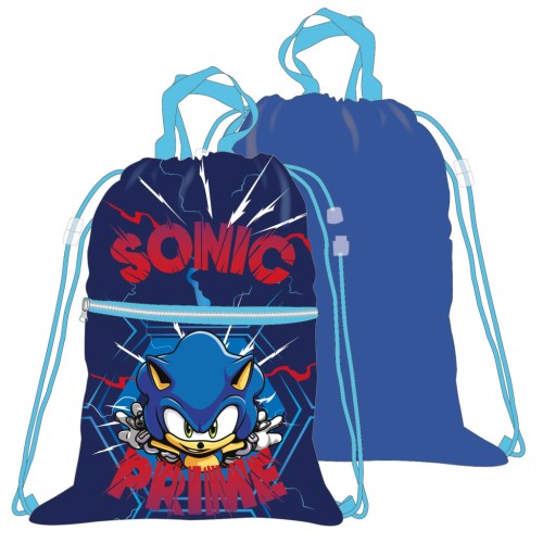 Sonic the Hedgehog Prime Deluxe sports bag, gym sack 45 cm
