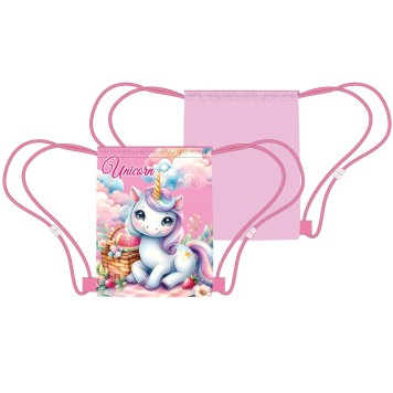 Unicorn Clouds sports bag, gym bag 40 cm