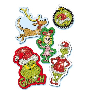 The Grinch Dr Seuss diamond painting magnetic kit