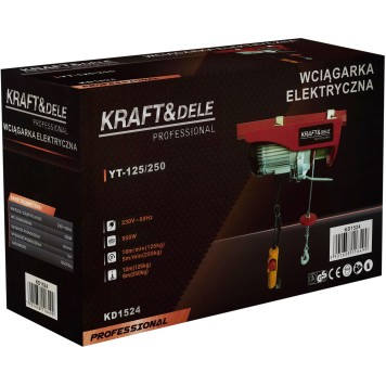 Wyciągarka elektryczna linowa 250kg KD1524