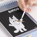 Bluey Bingo scratch card art and coloring set