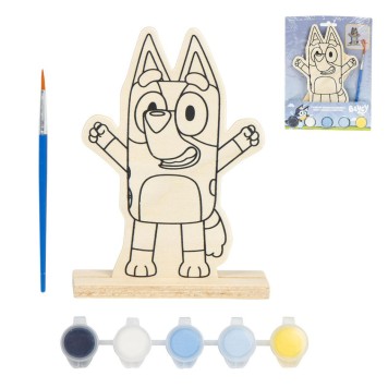 Bluey Fun paintable wood figure
