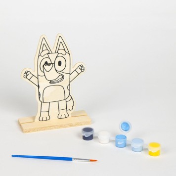 Bluey Fun paintable wood figure