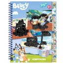 Bluey Fun scratch art kit and activity set