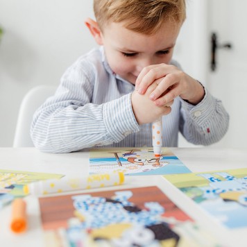 Bluey Rest dot stamp creative set