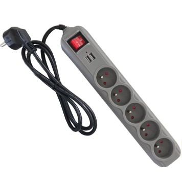 Przedłużacz z  gniazdami USB  1,5m KD4033