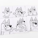 Bluey To Wave paint by numbers set