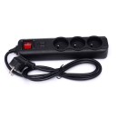 Przedłużacz z  USB 1,5m 3 gniazda KD4031